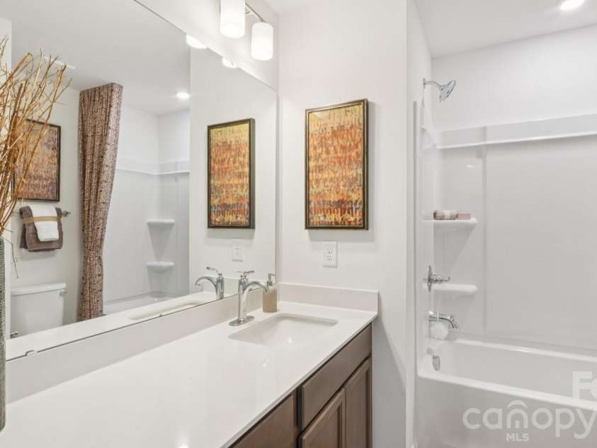 7603 Ethora Way, Charlotte, NC 28216.  MLS# CAR4415823, YatesRealty ID 45191. Secondary Bathroom-Representation picture-not actual home