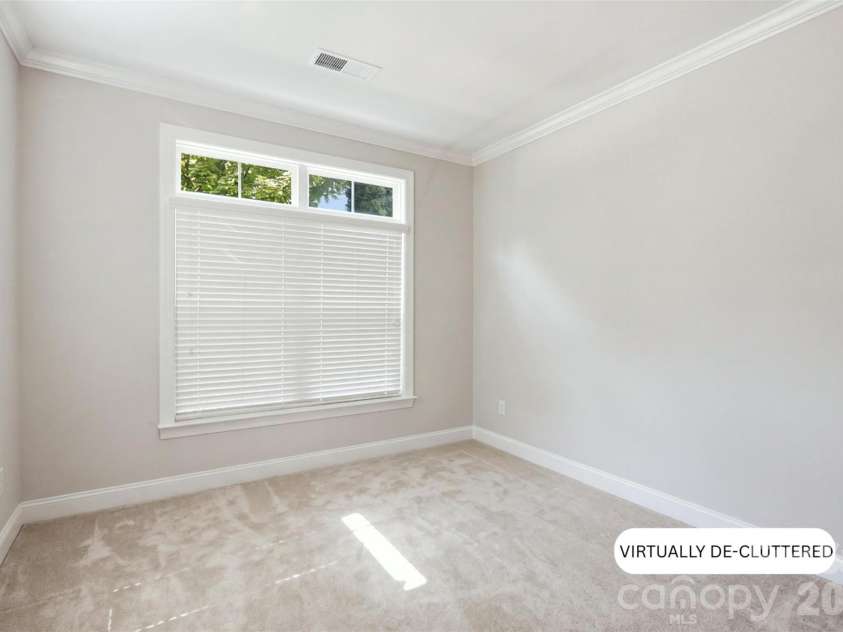17004 Courtside Landing Drive, Cornelius, NC 28031.  MLS# CAR4415612, YatesRealty ID 45195. Main Level - Virtually Decluttered Study