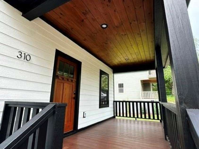 310 Ninth Street, Black Mountain, NC 28711.  MLS# CAR4415885, YatesRealty ID 45197. Front Porch