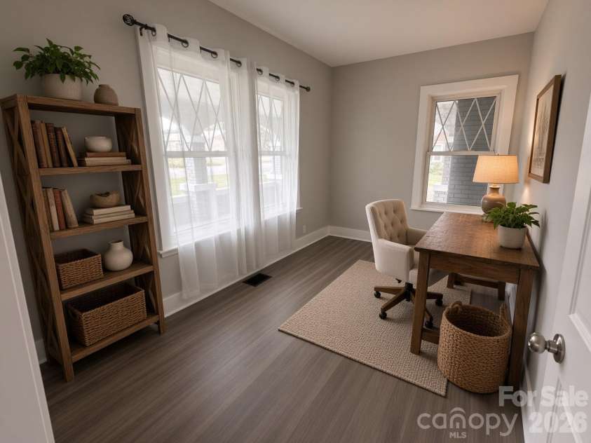2709 Main Avenue, Newton, NC 28658.  MLS# CAR4415112, YatesRealty ID 45198. AI staged office