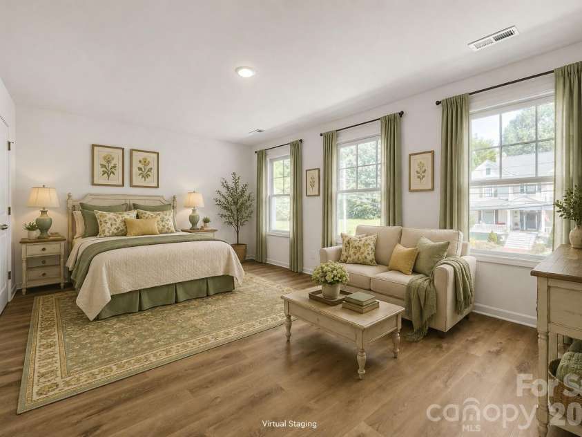 517 Front Street, Statesville, NC 28677.  MLS# CAR4415663, YatesRealty ID 45221. Bedroom 2 (Virtual Staging)