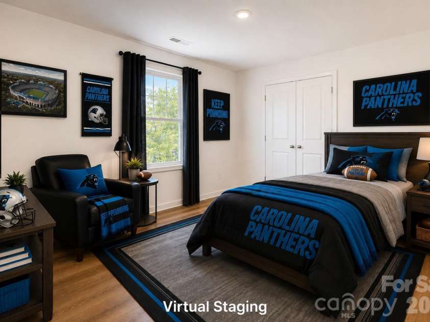 517 Front Street, Statesville, NC 28677.  MLS# CAR4415663, YatesRealty ID 45221. Bedroom 3 (Virtual Staging)