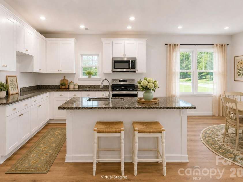 517 Front Street, Statesville, NC 28677.  MLS# CAR4415663, YatesRealty ID 45221. Kitchen (Virtual Staging)