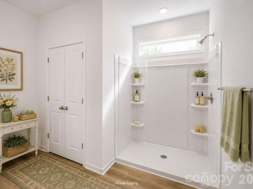 517 Front Street, Statesville, NC 28677.  MLS# CAR4415663, YatesRealty ID 45221. Primary Bathroom (Virtual Staging)