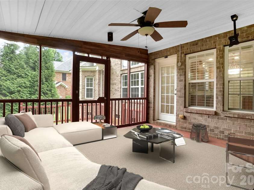 5003 Trinity Trace Lane, Monroe, NC 28110.  MLS# CAR4412558, YatesRealty ID 45223. Deck *Virtual Staging*