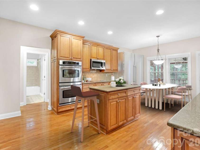 5003 Trinity Trace Lane, Monroe, NC 28110.  MLS# CAR4412558, YatesRealty ID 45223. Kitchen *Virtual Staging*