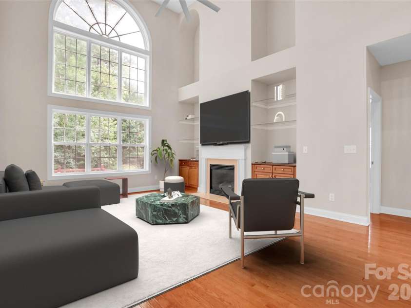 5003 Trinity Trace Lane, Monroe, NC 28110.  MLS# CAR4412558, YatesRealty ID 45223. Living Room *Virtual Staging*