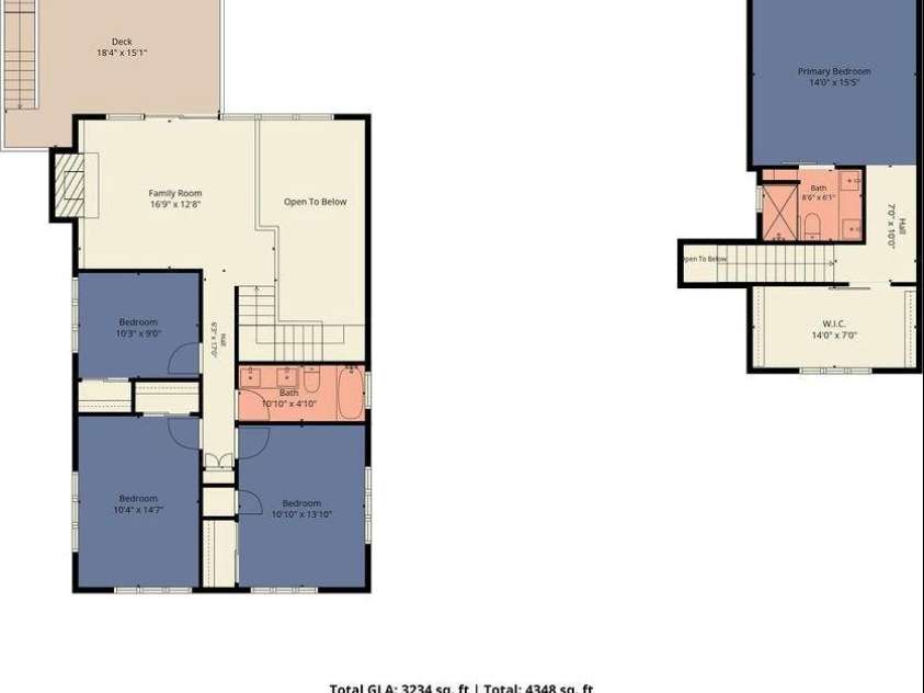 865 Haven Drive, Saluda, NC 28773.  MLS# CAR4415637, YatesRealty ID 45230. 2nd floor