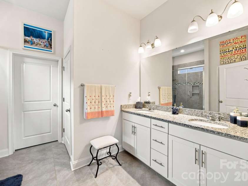 354 Secretariat Drive, Iron Station, NC 28080.  MLS# CAR4415490, YatesRealty ID 45236. Primary bath