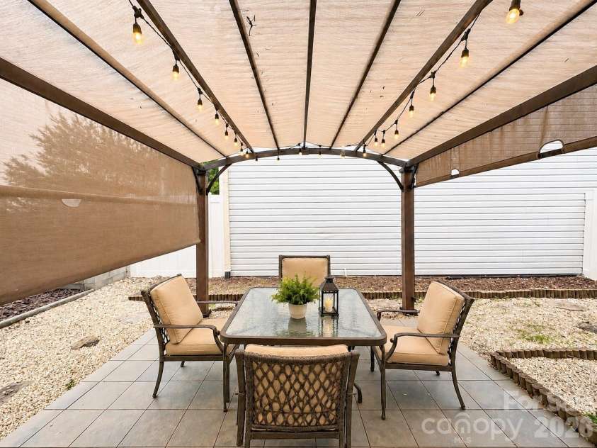 8946 Meadowmont View Drive, Charlotte, NC 28269.  MLS# CAR4415253, YatesRealty ID 45239. Virtual staged patio