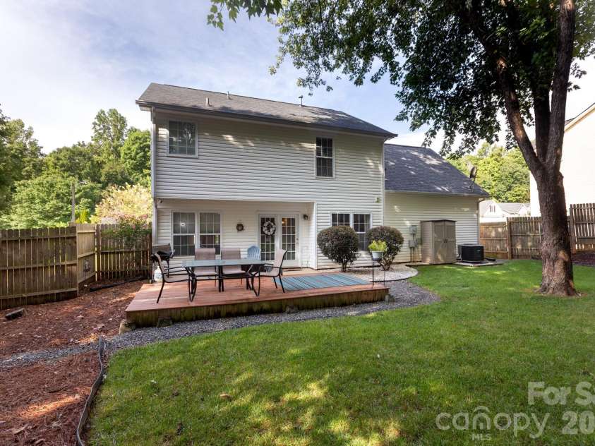 120 Arbor Ridge Road, Mount Holly, NC 28120.  MLS# CAR4414980, YatesRealty ID 45244. Spacious fenced backyard