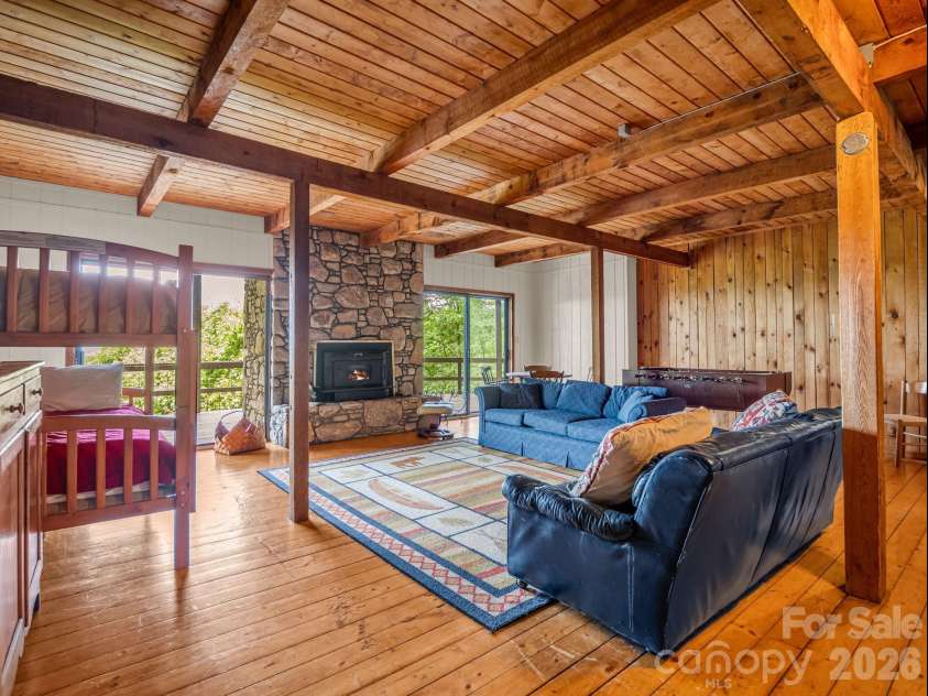 179 Sarvis Lane, Mars Hill, NC 28754.  MLS# CAR4415228, YatesRealty ID 45246. 1st lower level living area