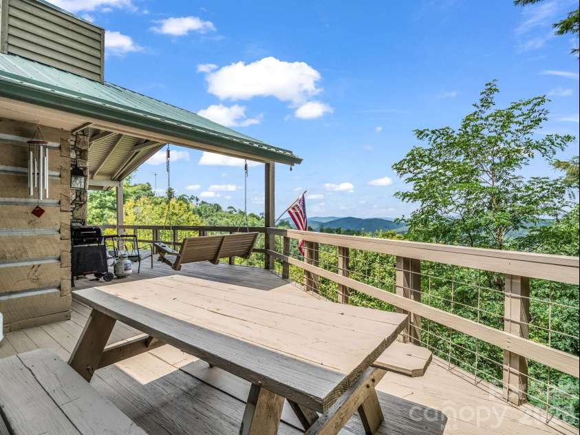 179 Sarvis Lane, Mars Hill, NC 28754.  MLS# CAR4415228, YatesRealty ID 45246. Upper deck