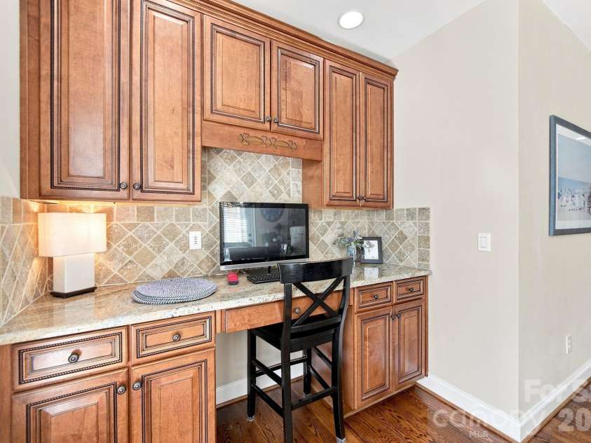 1001 Heritage Acres Drive, Weddington, NC 28104.  MLS# CAR4414833, YatesRealty ID 45250. Efficient organization station conveniently situated just off the kitchen.