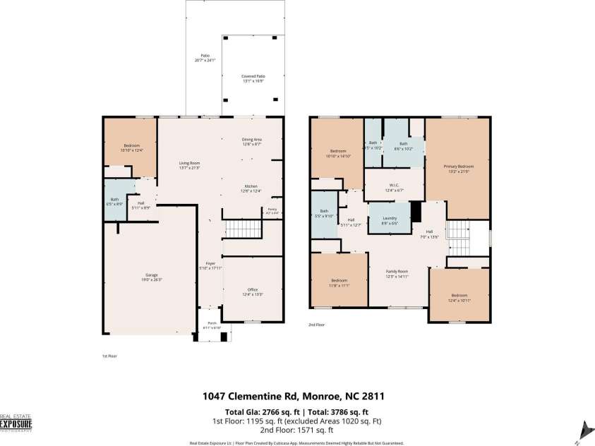 1047 Clementine Road, Monroe, NC 28110.  MLS# CAR4413229, YatesRealty ID 45260. 