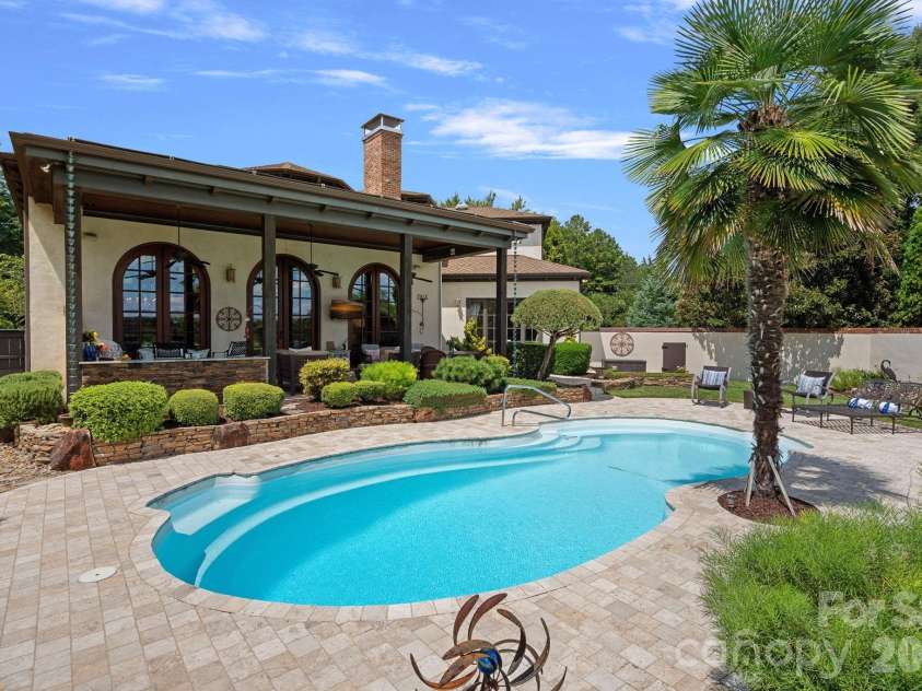1807 Charden Road, Davidson, NC 28036.  MLS# CAR4410919, YatesRealty ID 45262. Resort style swimming area.