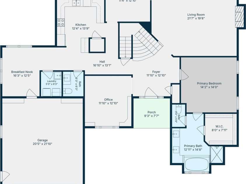 210 Clear Vista Circle, Asheville, NC 28805.  MLS# CAR4411634, YatesRealty ID 45263. Main Level
