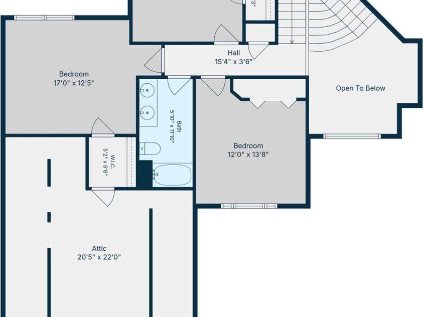 210 Clear Vista Circle, Asheville, NC 28805.  MLS# CAR4411634, YatesRealty ID 45263. Upper Level