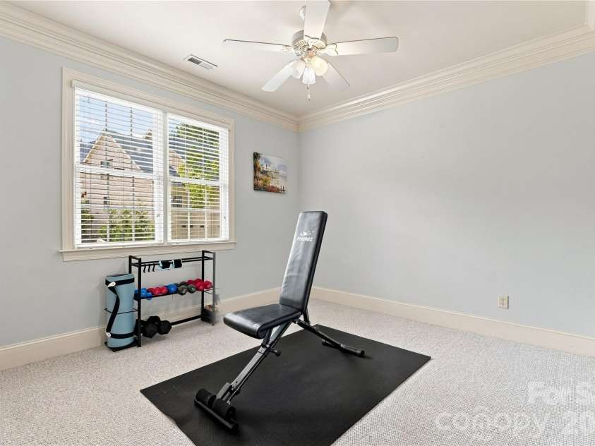 7768 Burning Ridge Drive, Stanley, NC 28164.  MLS# CAR4411753, YatesRealty ID 45272. Large Secondary Bedroom