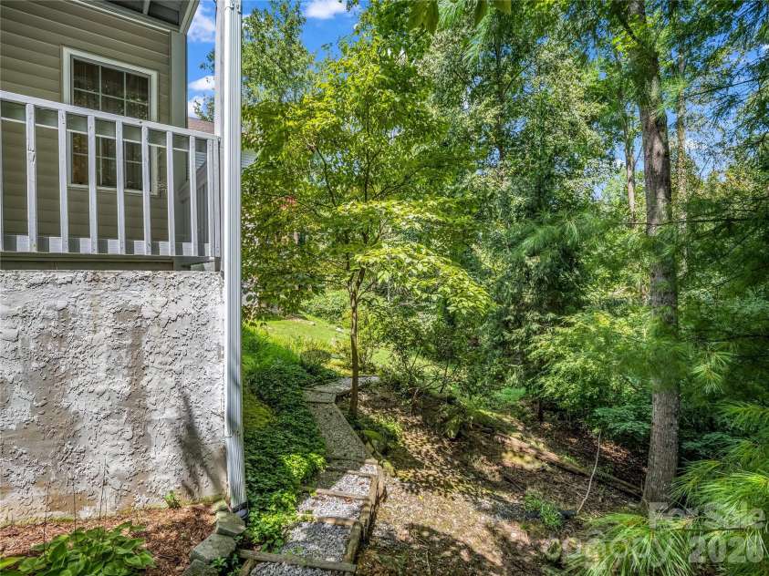 311 Ewarts Hill Road, Hendersonville, NC 28739.  MLS# CAR4414180, YatesRealty ID 45274. Backyard