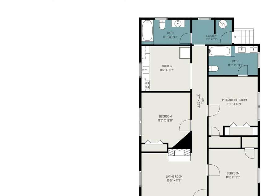 3860 Rock Hill Church Road, Concord, NC 28027.  MLS# CAR4414954, YatesRealty ID 45278. Floorplan