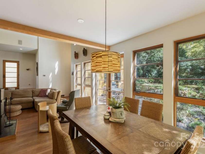 187 Big Buck Road, Highlands, NC 28741.  MLS# CAR4317414, YatesRealty ID 45286. Dining Area View