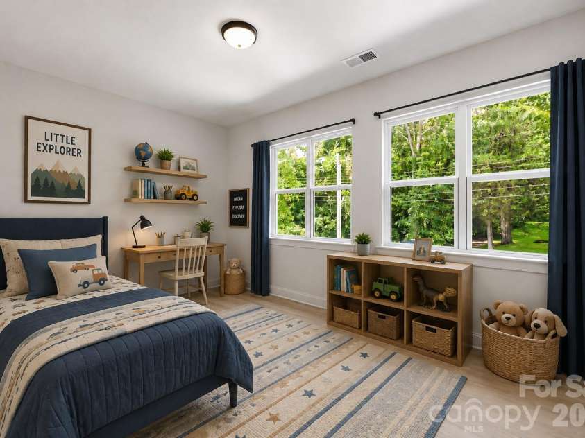 5016 Hoover Drive, Charlotte, NC 28269.  MLS# CAR4414075, YatesRealty ID 45286. Virtually staged photo