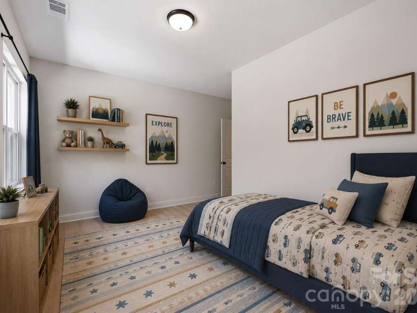 5016 Hoover Drive, Charlotte, NC 28269.  MLS# CAR4414075, YatesRealty ID 45286. Virtually staged photo
