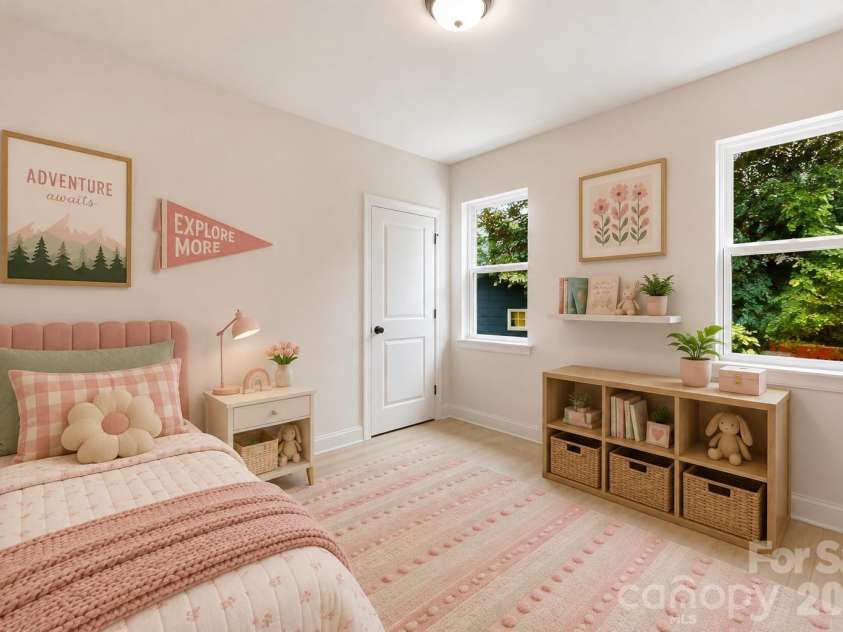5016 Hoover Drive, Charlotte, NC 28269.  MLS# CAR4414075, YatesRealty ID 45286. Virtually staged photo