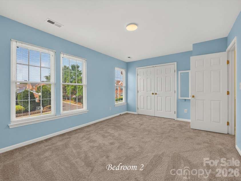 7009 Creft Circle, Indian Trail, NC 28079.  MLS# CAR4415908, YatesRealty ID 45288. Bedroom 2