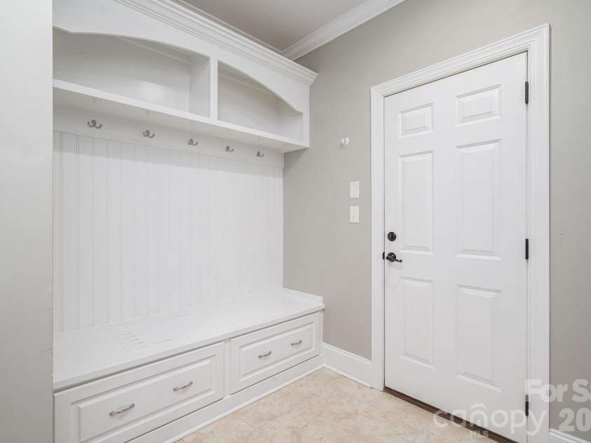 4108 Whim Shaft Drive, Lincolnton, NC 28092.  MLS# CAR4415409, YatesRealty ID 45297. Garage Entry Ben\ch