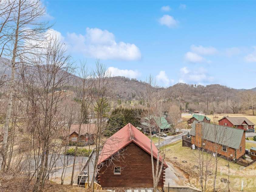 16 Hiawatha Drive, Maggie Valley, NC 28751.  MLS# CAR4405561, YatesRealty ID 45299. View From Upper Deck