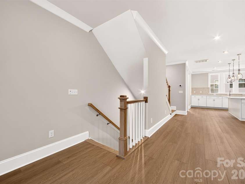 6008 Yellow Buckeye Drive, Charlotte, NC 28277.  MLS# CAR4396142, YatesRealty ID 45319. Second floor landing