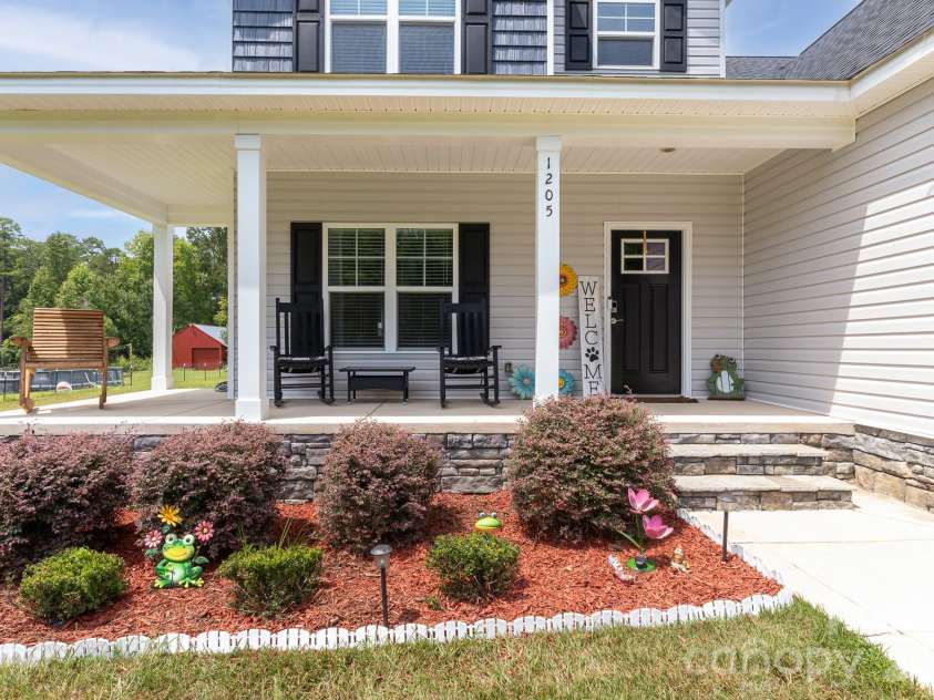 1205 Palestine Road, Linden, NC 28356.  MLS# CAR4416218, YatesRealty ID 45321. Cover Porch-wrapped