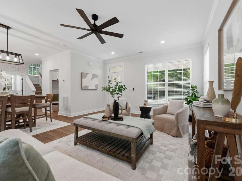 14133 Woodhurst Lane, Mint Hill, NC 28227.  MLS# CAR4415428, YatesRealty ID 45326. Open floor plan, with dining area.