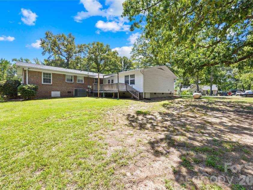 1012 Forest Drive, Marshville, NC 28103.  MLS# CAR4412442, YatesRealty ID 45330. Back Yard