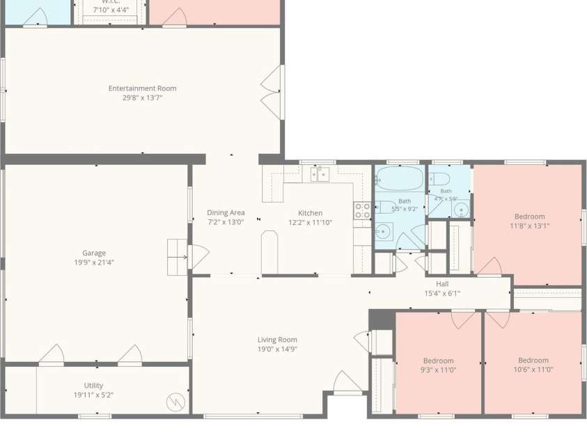 1012 Forest Drive, Marshville, NC 28103.  MLS# CAR4412442, YatesRealty ID 45330. Floor Plan