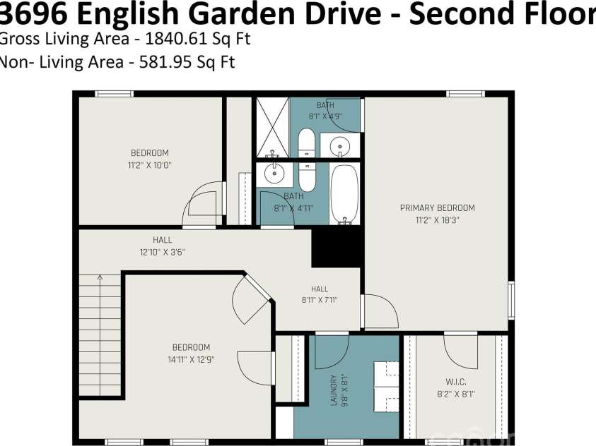 3696 English Garden Drive, Gastonia, NC 28056.  MLS# CAR4415816, YatesRealty ID 45332. 