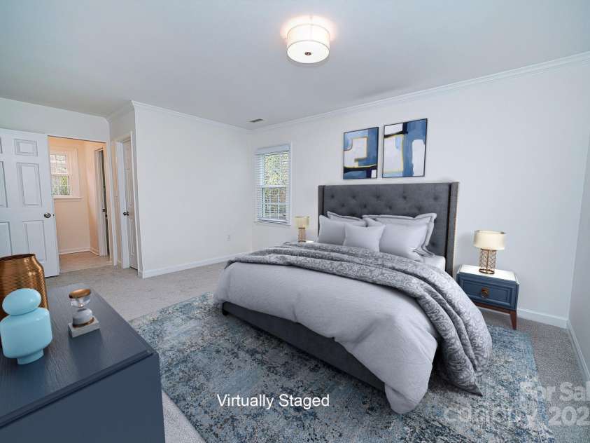 5925 Carmel Station Avenue, Charlotte, NC 28226.  MLS# CAR4227662, YatesRealty ID 4534. Primary Bedroom