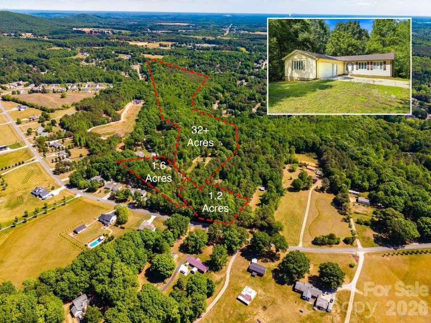 4515 Botany Trail, Maiden, NC 28650.  MLS# CAR4341123, YatesRealty ID 45355. Nearly 36 Acres Available with Adjoining Lots