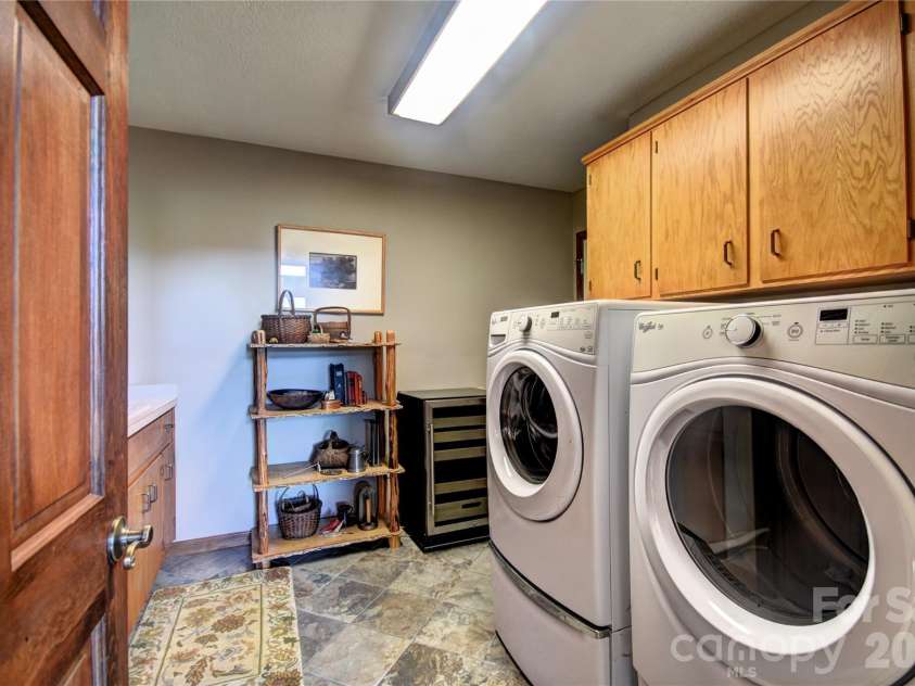 509 Deer Creek Trail, Maggie Valley, NC 28751.  MLS# CAR4408706, YatesRealty ID 45359. Laundry room on the main level