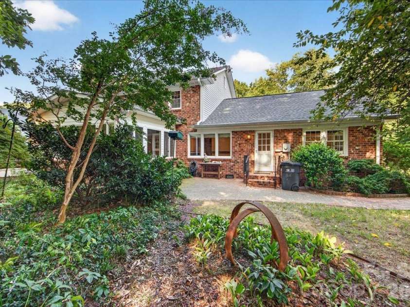 842 Ashmeade Road, Charlotte, NC 28211.  MLS# CAR4415245, YatesRealty ID 45375. Back of house