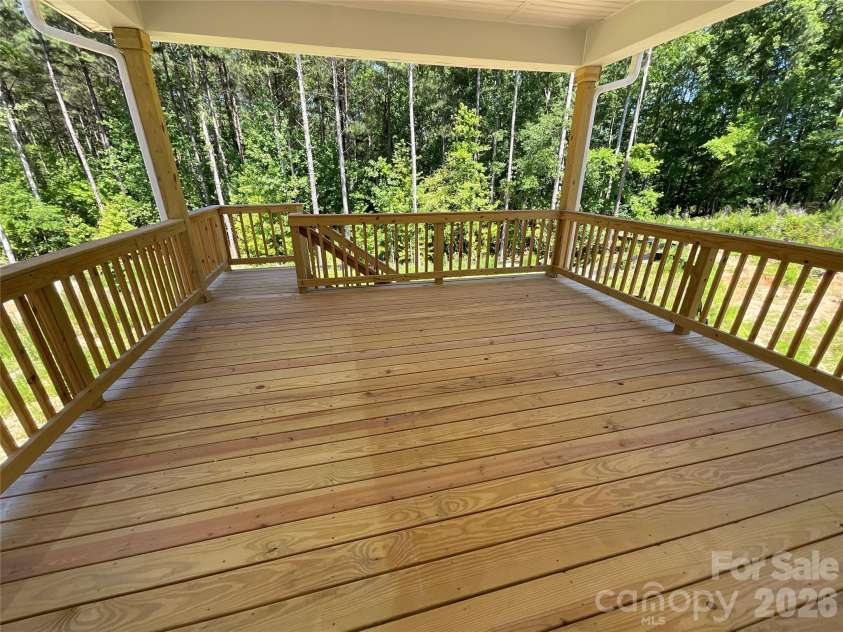 1590 Autumn Lane, York, SC 29745.  MLS# CAR4416332, YatesRealty ID 45380. Covered back deck