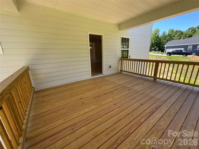 1590 Autumn Lane, York, SC 29745.  MLS# CAR4416332, YatesRealty ID 45380. Covered back deck