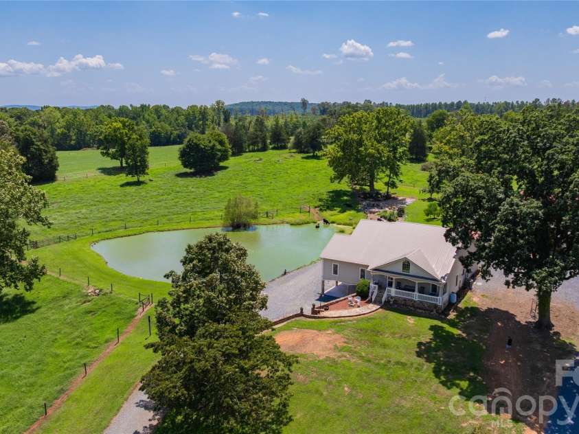 6851 Brantley Gordon Road, Denton, NC 27239.  MLS# CAR4409191, YatesRealty ID 45381. Aerial