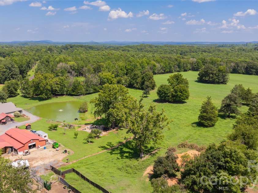 6851 Brantley Gordon Road, Denton, NC 27239.  MLS# CAR4409191, YatesRealty ID 45381. Aerial