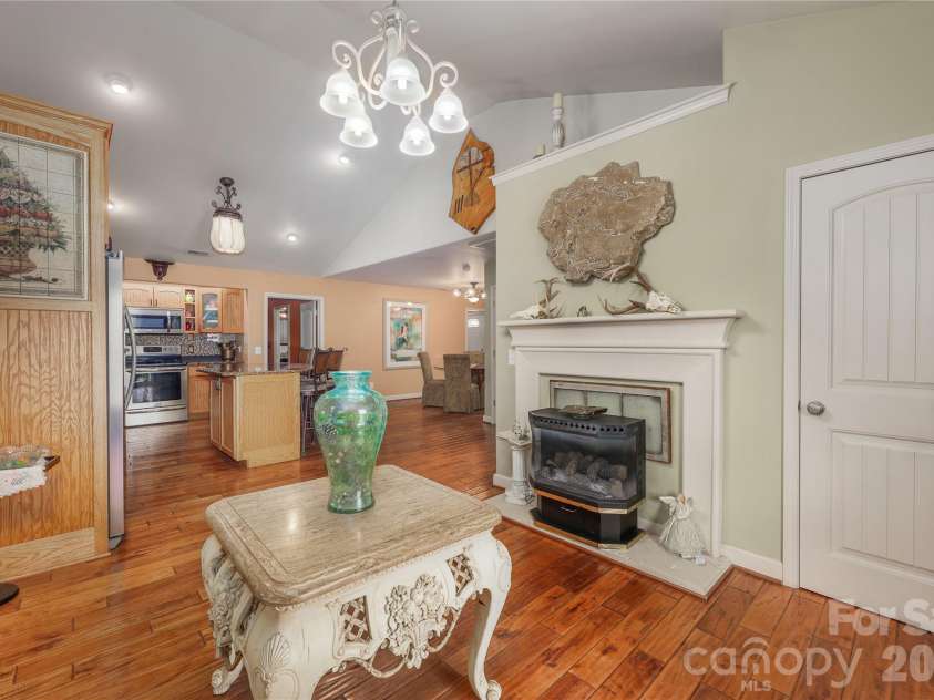 6851 Brantley Gordon Road, Denton, NC 27239.  MLS# CAR4409191, YatesRealty ID 45381. Entry way with propane heater