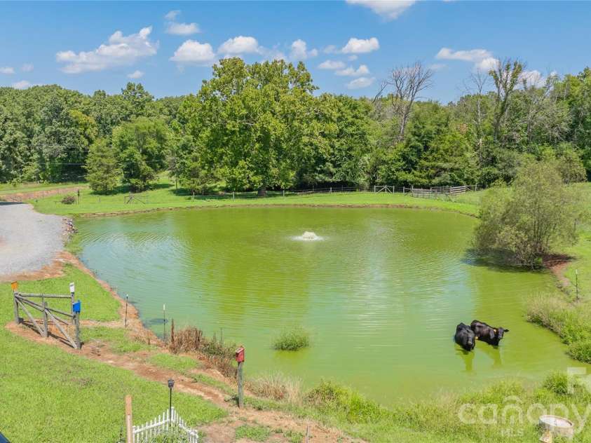 6851 Brantley Gordon Road, Denton, NC 27239.  MLS# CAR4409191, YatesRealty ID 45381. Farm Pond