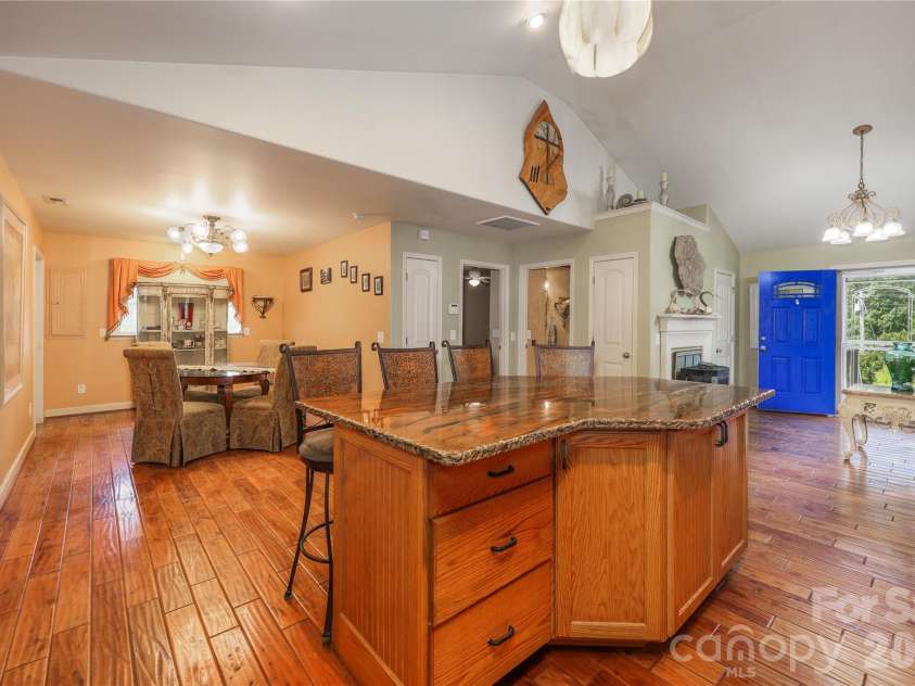 6851 Brantley Gordon Road, Denton, NC 27239.  MLS# CAR4409191, YatesRealty ID 45381. Kitchen Island with solid countertop
