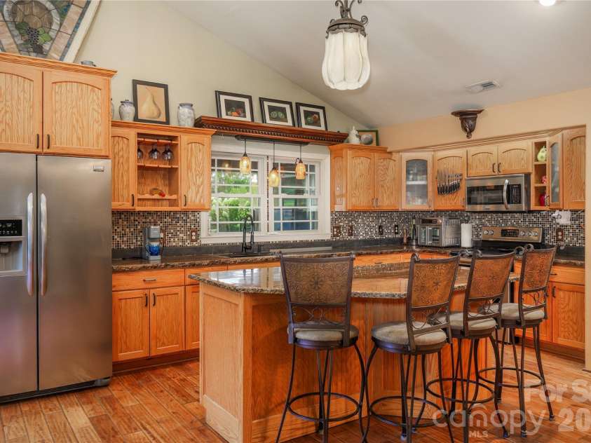 6851 Brantley Gordon Road, Denton, NC 27239.  MLS# CAR4409191, YatesRealty ID 45381. Kithchen with eat at island